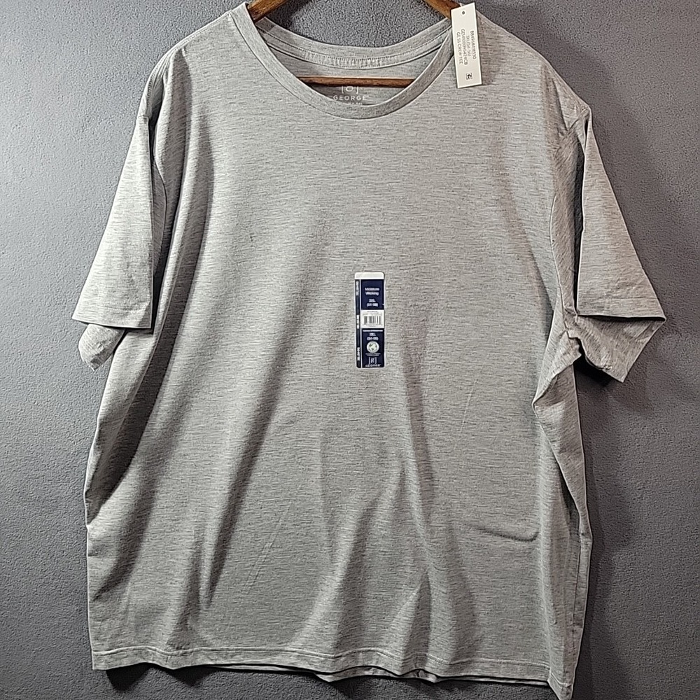 George Gray Shirt‎ 3XL Moisture Wicking T Shirt Grey